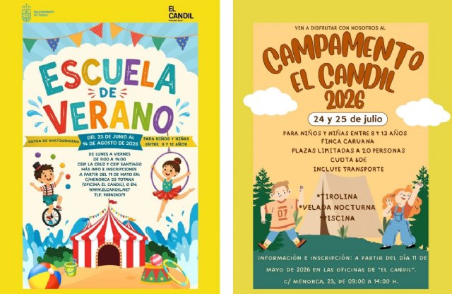 Ya se pueden realizar las inscripciones para el programa 'Escuelas de Verano 2026', que se oferta para el mes de julio y la primera quincena de agosto