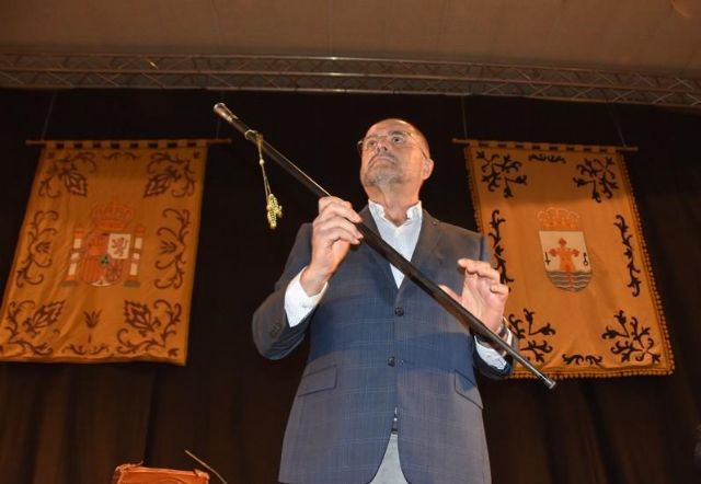 Juan José Cánovas (Ganar Totana-IU V), nuevo alcalde de Totana para la legislatura 2019/2023, con 11 apoyos de los 21 concejales que conforman la Corporación municipal