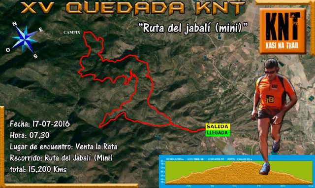 XV quedada del Grupo de Amigos de la Montaña 'Kasi Ná Trail': 'Ruta del Jabalí (Mini)'