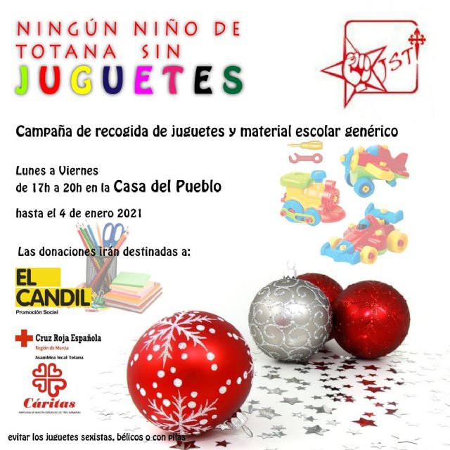 'Ningún niño de Totana sin juguetes'