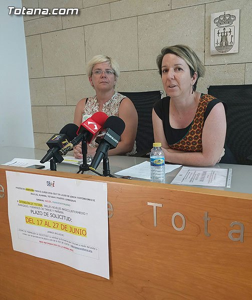 La extensión de Totana de la Escuela Oficial de Idiomas abre el plazo de preinscripción del 17 al 27 de junio para el curso 2016/2017