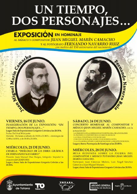 Comienzan hoy las actividades del programa 'Un tiempo, dos personajes...'