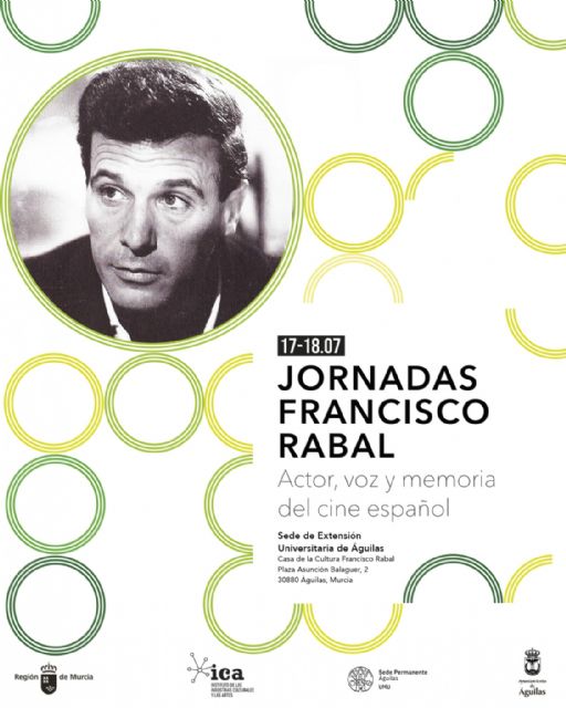 La Comunidad promueve las 'Jornadas Francisco Rabal: Actor, voz y memoria del cine espa&ntilde;ol'