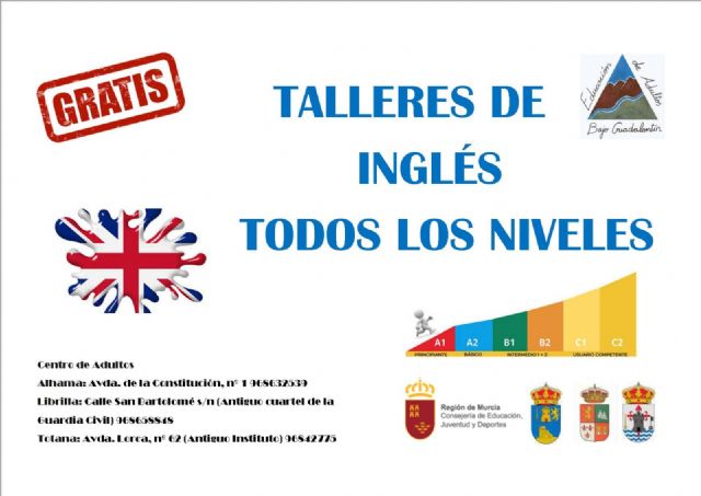 Se mantiene abierto el plazo de matrícula para toda la oferta formativa en el Centro de Educación de Adultos del Bajo Guadalentín de cara al curso 2019/2020