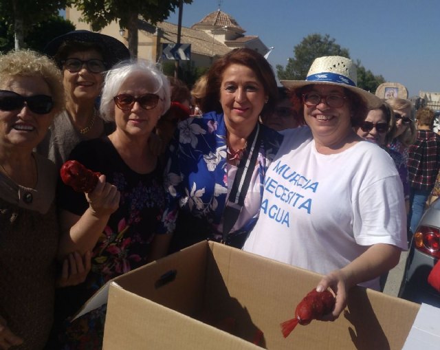 Las Mujeres Rurales del Raiguero repartieron folletos en Marchena por la igualdad en el mundo rural y los retos 2017/2018
