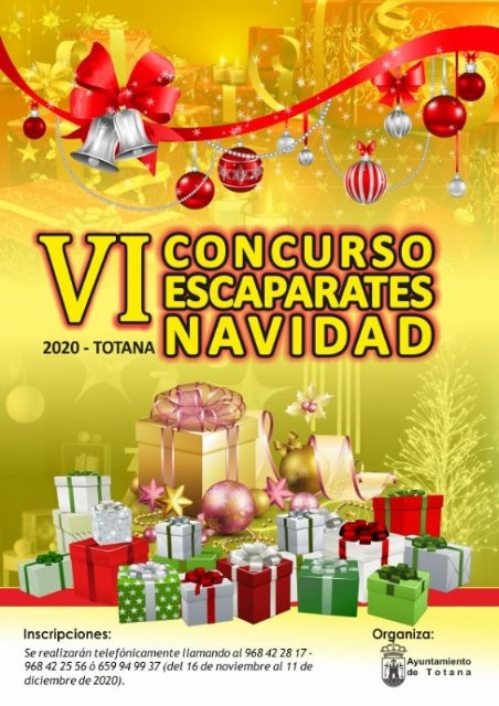 Un total de 18 establecimientos comerciales concurren al VI Concurso de Escaparates de Navidad