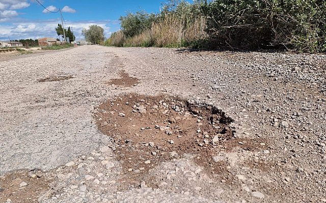 Vecinos de La Ñorica denuncian el grave estado de los caminos y exigen soluciones urgentes Totana