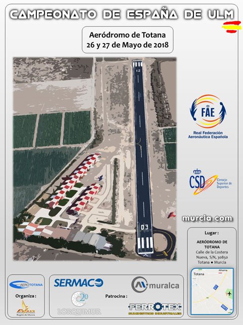 Totana acogerá el Campeonato de España de ulm (aviación ultraligera)