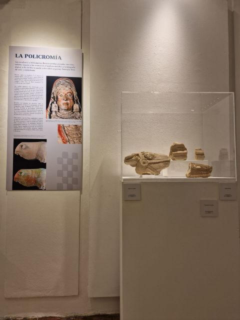 El Museo del Cigarralejo de Mula acoge una exposición sobre el proceso creativo de los escultores íberos