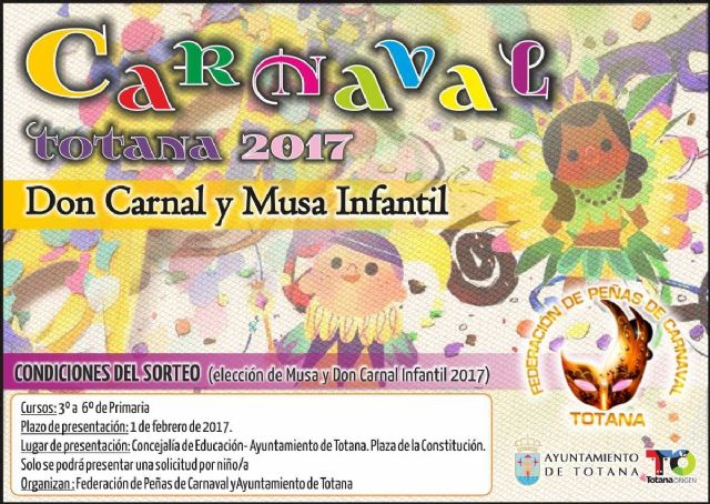 Instauran a partir de este año las figuras de Don Carnal y La Musa infantil