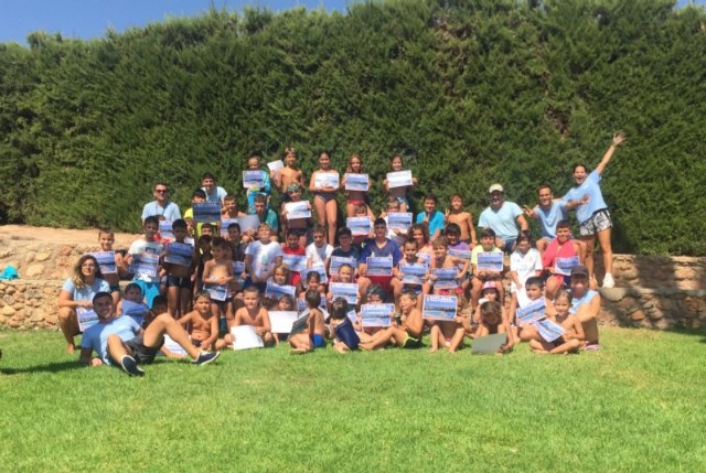 Un total de 150 niños y niñas participan esta quincena del Campus de Verano en el Polideportivo “6 de Diciembre” y el Complejo Polideportivo “Valle del Guadalentín”, en El Paretón