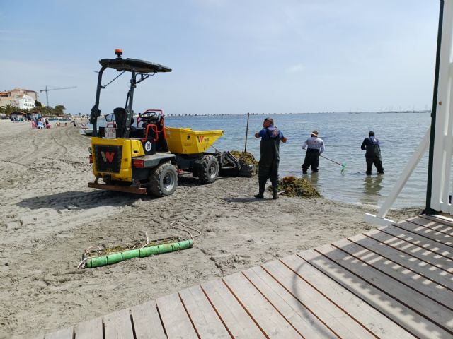 Las medidas del Gobierno regional amortiguan el impacto de las fuertes lluvias sobre el Mar Menor