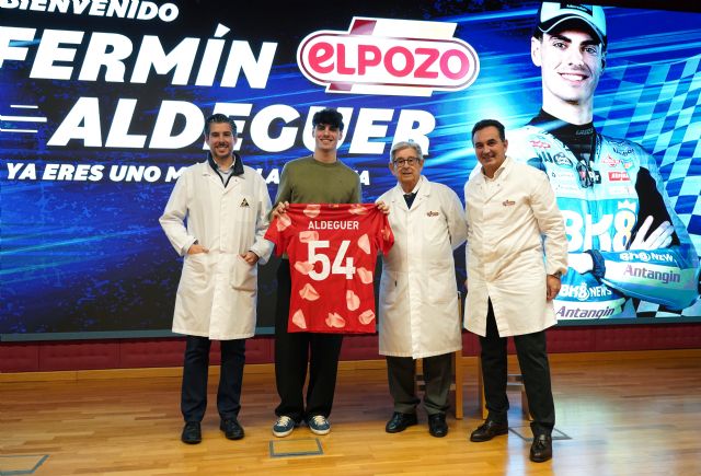 El piloto Fermín Aldeguer, nuevo embajador de El Pozo Alimentación