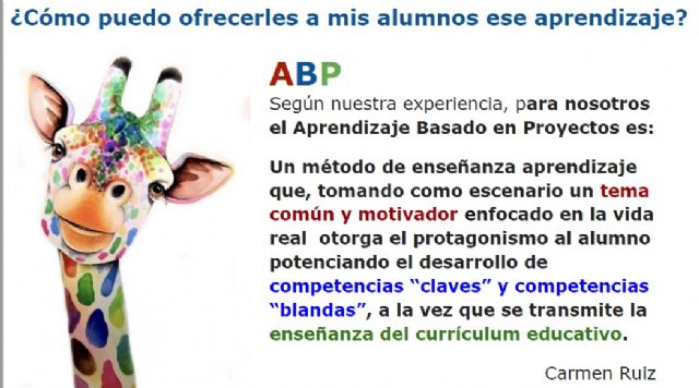 Aprendizaje Basado en Proyectos (ABP) y/o en Retos (ABR)