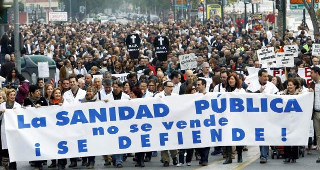 Ganar Totana IU elevará al pleno una moción en apoyo a las reivindicaciones de '`Marea Blanca'
