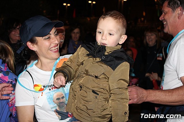 Totana se volcó con el reto “Nosotros apoyamos a Pablo ¿y tú?...”