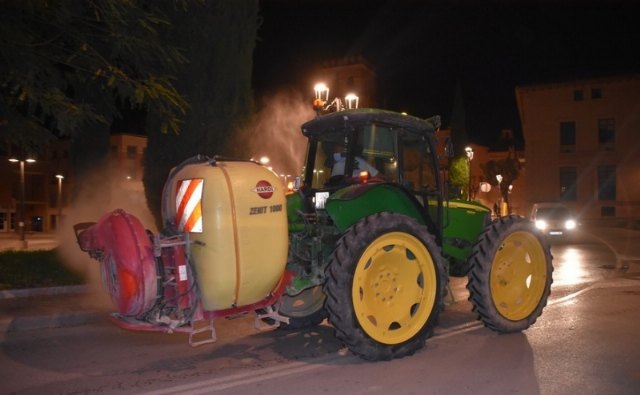 Mañana miércoles se realizarán trabajos de desinfección en las calles y zonas más concurridas del casco urbano y adyacentes