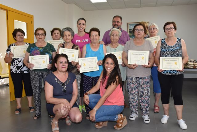 Se clausura el programa municipal de Gimnasia para Personas Mayores en El Paretón