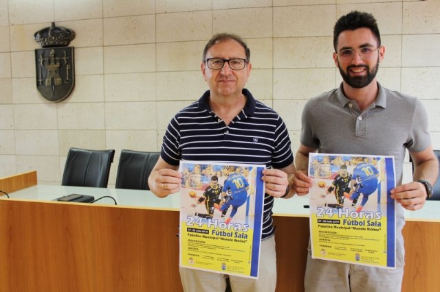 Las 24 Horas de Fútbol Sala se celebrarán los días 27 y 28 de julio en el Pabellón de Deportes “Manolo Ibáñez” dentro del programa de fiestas patronales