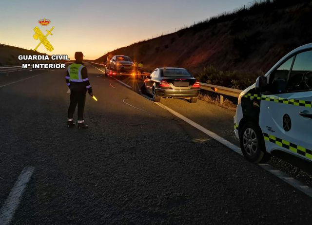 La Guardia Civil investiga en Totana a un conductor por circular en sentido contrario en autovía