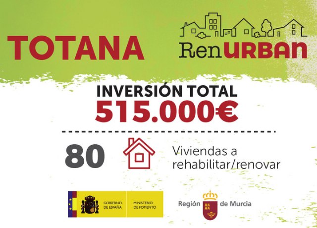 Fomento anima a 80 familias de Totana a solicitar las ayudas públicas para la rehabilitación de sus viviendas