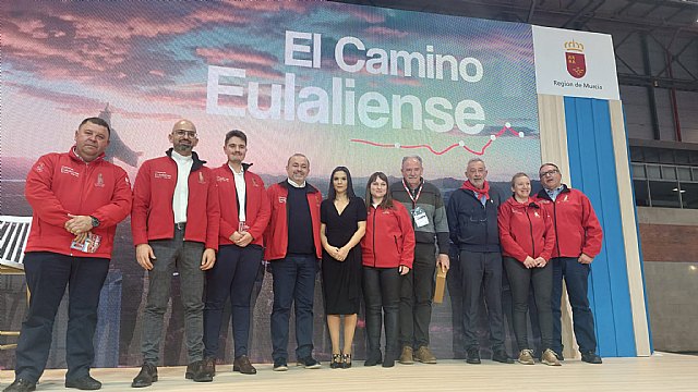Presentan el proyecto cultural, turístico y religioso Camino Eulaliense “Totana-Mérida” en la Feria Internacional de Turismo, Fitur