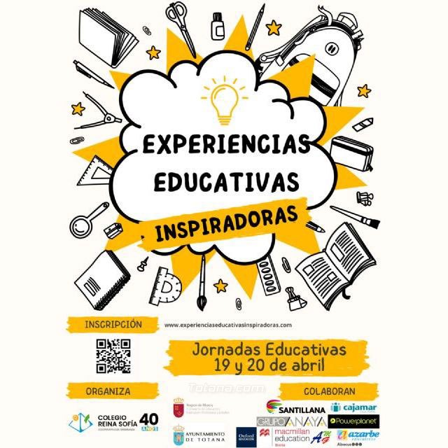 Totana acogerá las Jornadas “Experiencias Educativas Inspiradoras” el 19 y 20 de abril