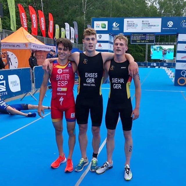 El totanero Sergio Baxter, Subcampeón en la Copa de Europa de Triatlón