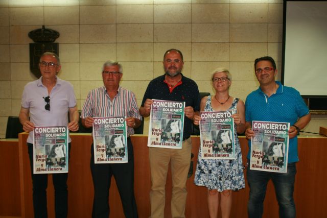 El próximo 14 de julio tendrá lugar, en el auditorio del parque municipal 'Marcos Ortiz', un concierto de Nuria Fergó y Alma Llanera a beneficio de D´Genes, con la colaboración de la Concejalía de Cultura