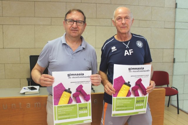El programa de Gimnasia de Mantenimiento arrancó el pasado 9 de septiembre