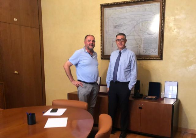 El alcalde se reúne con el presidente de la Confederación Hidrográfica del Segura (CHS)