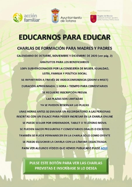 El programa de la Escuela de Padres celebra mañana miércoles la charla on line bajo el título 'Nuevas Tecnologías y cómo regularlas'