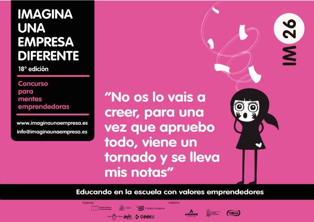 El Gobierno regional fomenta el talento joven con el concurso 'Imagina una empresa diferente', que alcanza un récord de participación