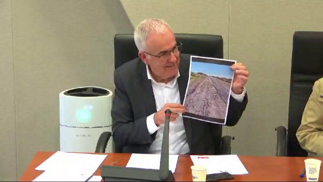 Arreglo de la RM 315 que une Mazarrón con Totana