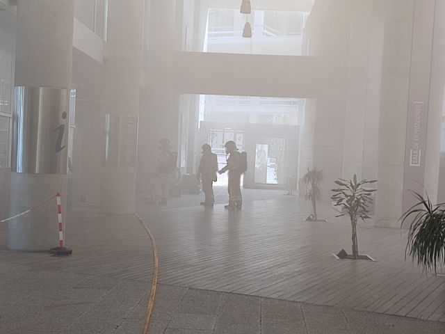 El Archivo General de la Región de Murcia realiza con éxito un simulacro de evacuación por incendio