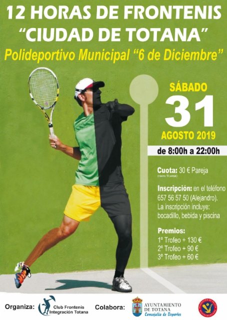 II Torneo 12 Horas de Frontenis 'Ciudad de Totana'