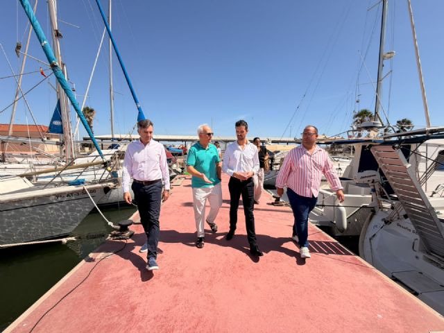 El director general de Litoral y Puertos visita el puerto Villa de San Pedro para conocer sus necesidades y proyectos