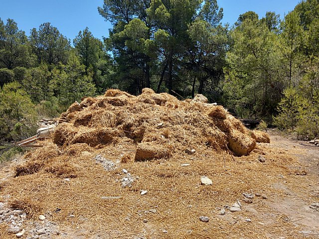 Denuncian la demolición 'ilegal y clandestina' de la que fue la casa de balas de paja más antigua de la Península, en Sierra Espuña