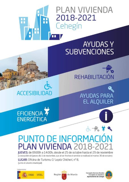 El PP denuncia que el PSOE de Totana se negó a ver en el Pleno de Septiembre su propuesta para que en Totana se pusiera en marcha una OFICINA DE INFORMACIÓN sobre el PLAN DE VIVIENDA 2018-2021