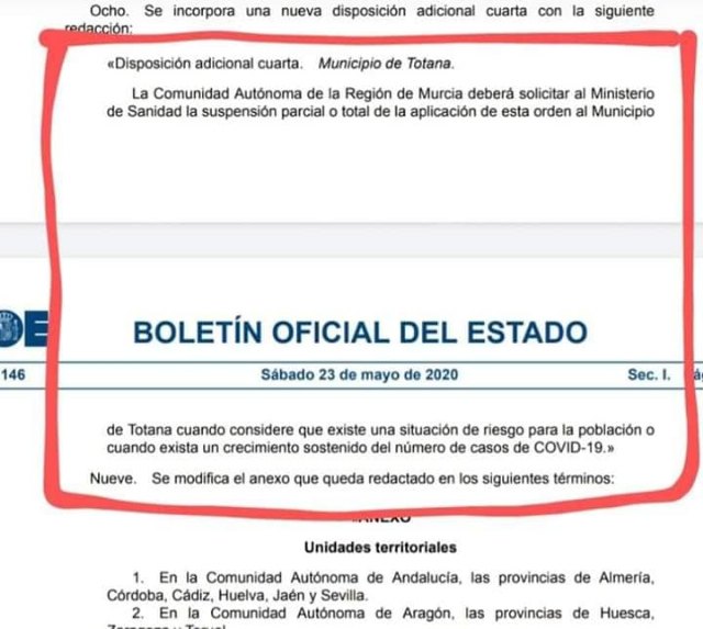 Acción Totana se pregunta por qué el Gobierno Regional deja 'tirada' a Totana