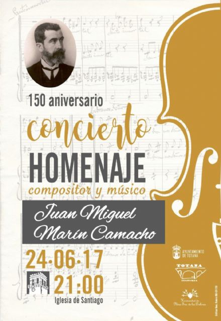 Este sábado se celebra el concierto homenaje al compositor y músico Miguel Marín Camacho