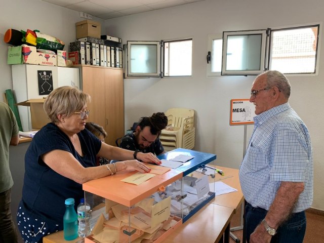 El sorteo para seleccionar los miembros de las mesas electorales en Totana para las elecciones generales del 23-J será el lunes 26 de junio