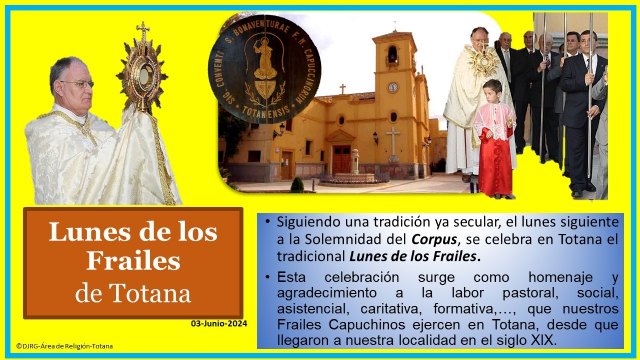 El 'Lunes de los Frailes' en Totana: Tradición, devoción eucarística y memoria franciscana
