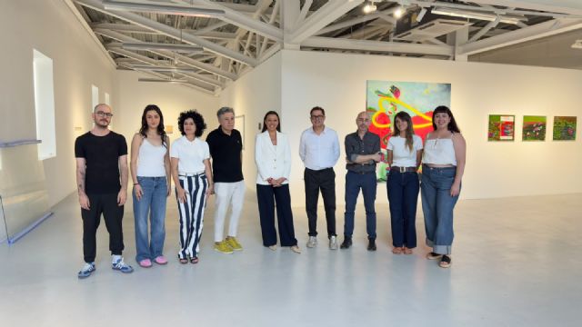 Cultura muestra en el Centro Párraga las obras de los artistas emergentes María Briones, Pablo Sandoval, Paula García Nieto y Candela Carrillo