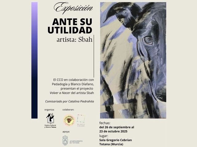 Totana acoge la muestra de Sbah sobre arte sostenible y el valor intrínseco de la vida