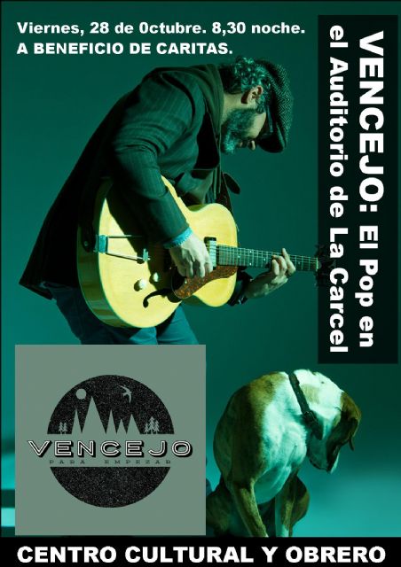 El próximo viernes 28 de octubre comienza el ciclo de conciertos 'MÚSICA DE OTOÑO' con la actuación de Vencejo