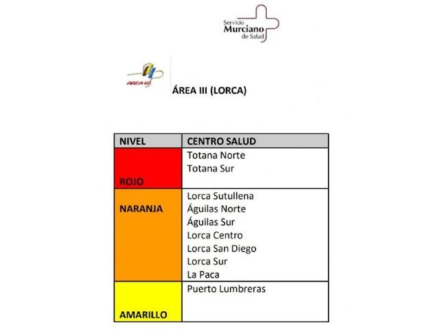 El Grupo Socialista denuncia la situación de los Centros de Salud de Totana que llevan meses en nivel rojo