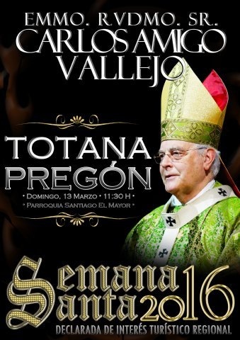 En el anuncio de la gozosa proclama del pregón de Semana Santa