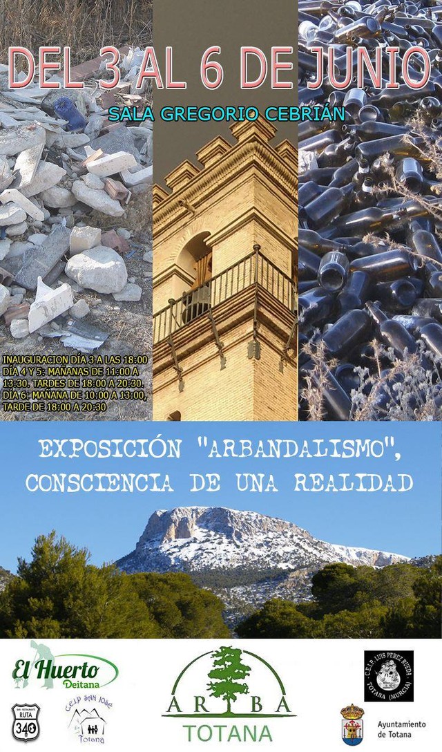 La sala de exposiciones 'Gregorio Cebrián' acogerá la exposición 'Arbandalismo', conciencia de una realidad