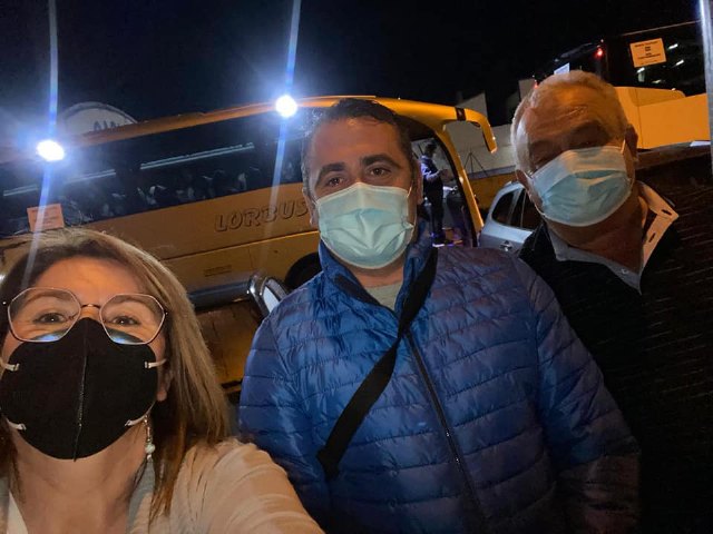 El PP de Totana participó hoy en Madrid en la manifestación en defensa del Trasvase